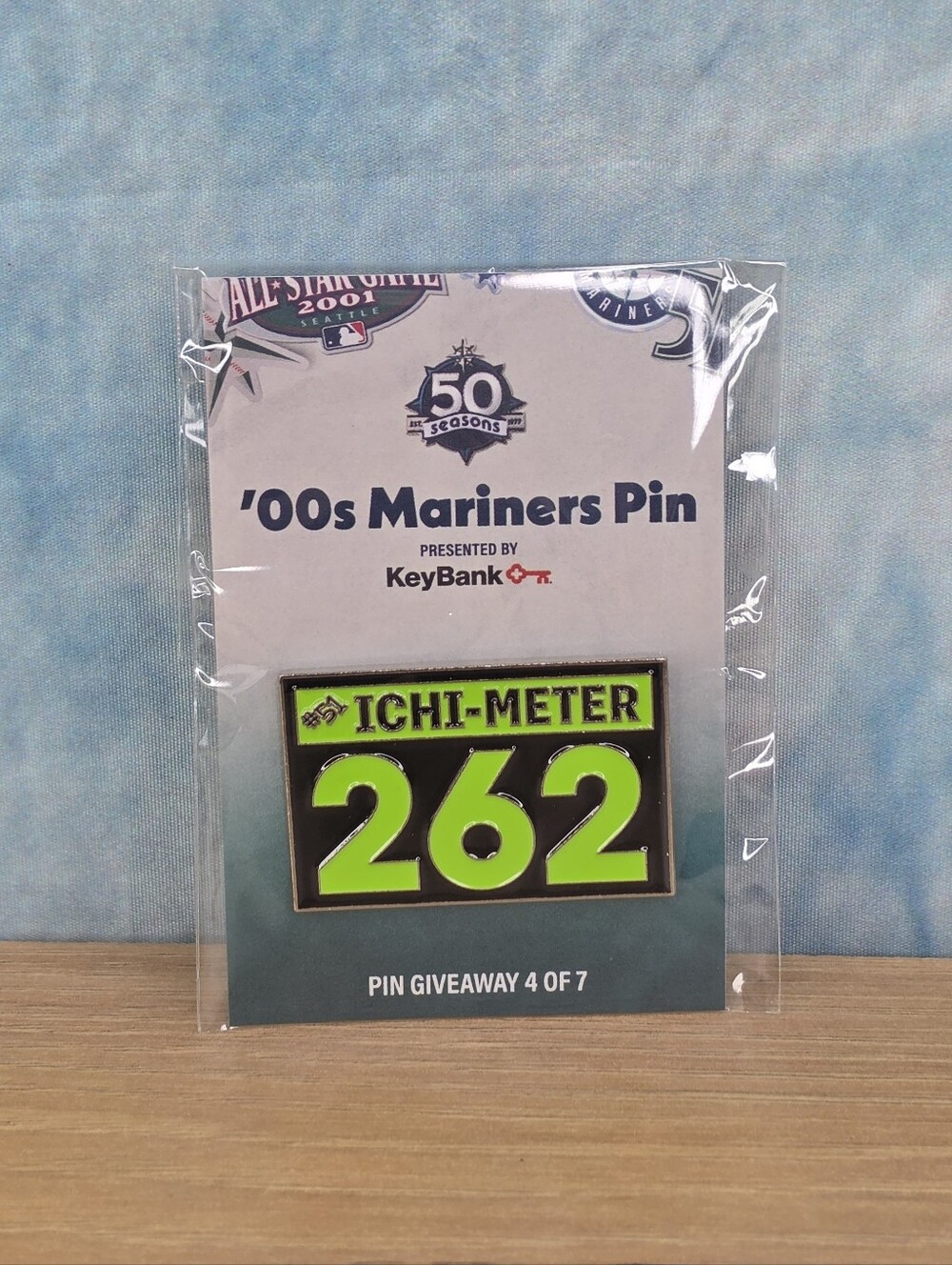 2026 Seattle Mariners Ichiro Suzuki Ichi Meter 262 00s 2000s Pin Day SGA NEW